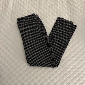 Loft, marisa straight windowpane dress pants. Size 0.